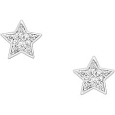 Fossil Bájos ezüst fülbevaló Csillagok JFS00152040