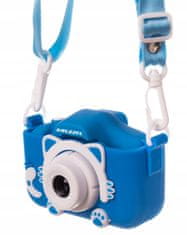 Kruzzel 3MP gyerekkamera LCD SD FULL HD kék + tok és szíj