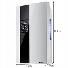 Ruhhy 2 az 1-ben 90 W-os párátlanító és légtisztító LCD - nedvességelnyelő 1,8 liter fehér