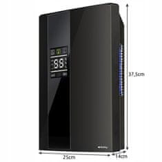 Ruhhy 2 az 1-ben 90 W-os párátlanító és légtisztító LCD - nedvességelnyelő 1,8 literes fekete