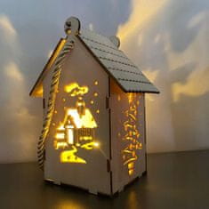 Malatec LED fa karácsonyi ház lámpa