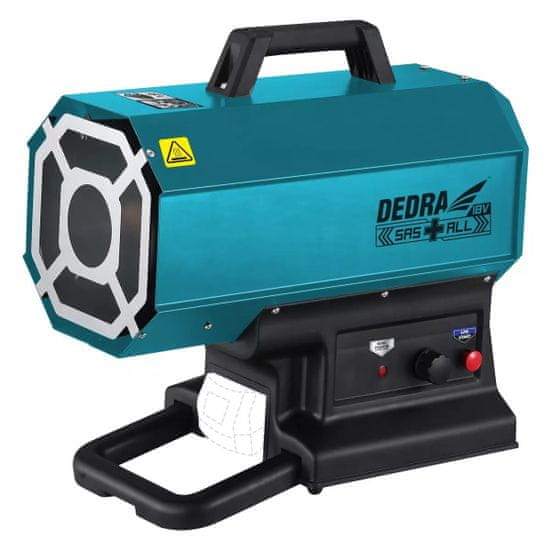 Dedra Sas+all PRO 18V 230V akkumulátoros gázfűtő 20kW