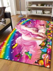 EXCELLENT Eredeti darab szőnyeg rózsaszín 120x160 cm - Egyszarvú