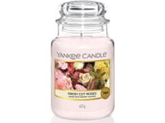 Yankee Candle Illatgyertya Classic üvegben nagy Fresh Cut Roses 623 g