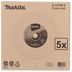 Makita 5 db 355x4.3x25.4mm-es fémvágó korong Makita vágógépekhez E-12790-5