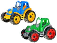 Traktor 24x16cm műanyag szabadon futó 2 színű 12m+ 12m+