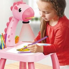MG Drawing Giraffe projektor vetítő rajzoláshoz, rózsaszín