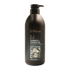 Spa Pharma Testápoló termékek fekete Shampoo Body Wash 2w1
