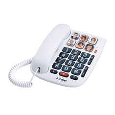 Alcatel TMAX 10 vezetékes telefon fehér (TMAX 10)