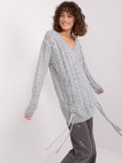 Badu Klasszikus női pulóver Maximbyi szürke Universal