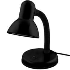 LUMILED Asztali lámpa E27 állítható iskolai lámpa SARA fekete