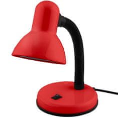 LUMILED Asztali lámpa E27 állítható iskolai lámpa SARA piros