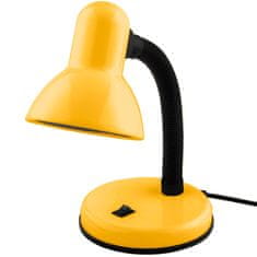 LUMILED Asztali lámpa E27 állítható iskolai lámpa SARA sárga