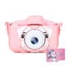 MG X5 Dog gyermek fényképezőgép + 8GB karta, rózsaszín
