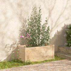 Vidaxl tömör fenyőfa kerti virágtartó 100 x 50 x 50 cm 810724