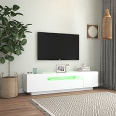 Vidaxl fehér TV-szekrény LED-lámpákkal 160 x 35 x 40 cm 804427