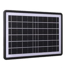 BigBuy 12W-os 5 töltőfejes szolár panel - 26x37 cm napelemes töltő panel (BBV)