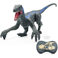 BigBuy Velociraptor távirányítós játék dínó élethű hanghatásokkal - 31 cm (BBJ)