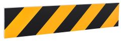 BigBuy Multifunkciós, öntapadó autó ajtónyitás védő, ütközés védő csík garázsfalra - fekete-sárga (BB-3819)