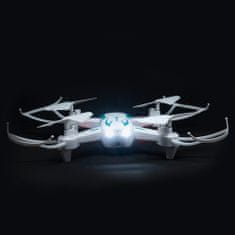 BigBuy Könnyen kezelhető QuadCopter WIFI-s drón kamerával fotók és videók rögzítéséhez - fehér (BBJ)