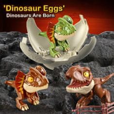 BigBuy Meglepetés dínó kinyitható tojásban - harapós dinoszaurusz bébi 6 mozgatható izülettel (BBJ)