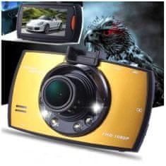 BigBuy CarCamcorder autós menetrögzítő kamera beépített mikrofonnal és éjjellátó funkcióval - 1080p full HD (BBV)