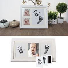 BigBuy Festékmentes kéz- és láblenyomat készítő babáknak - nem hagy foltot (BB-20586)