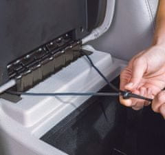 BigBuy Autós táskatartó - univerzális, ülések közé feszíthető háló zsebbel és állítható pántokkal (BBM)