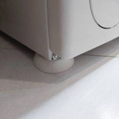 BigBuy 4 darabos rezgéscsillapító és csúszásgátló alátét készlet - csökkenti a zajt és védi a padlót - fehér (BB-19371)