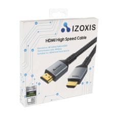 BigBuy HDMI 2.1 8K IZOXIS kábel PVC bevonattal - 2 méter (BB-18929)
