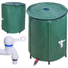 BigBuy Multifunkciós összecsukható víztartály csappal - esővíz gyűjtő és tároló - 200L (BBI-4979)