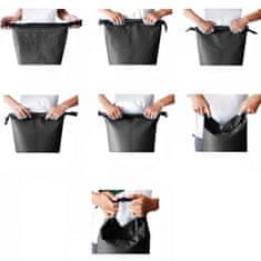 BigBuy PVC anyagból készült praktikus vízálló táska állítható pánttal - kiránduláshoz, strandoláshoz - 20 L (BB-6900)