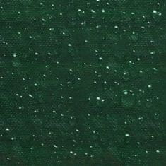 BigBuy Nagyméretű, cipzáros védőhuzat kerti hintaágyhoz - 215 x 150 x 145 cm, zöld (BB-13350)