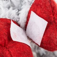 BigBuy Tépőzáras függönyelkötő, skandináv manó figura formában - szakállas, függönyön csimpaszkodó karácsonyi manó (BB-20360)