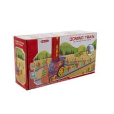 BigBuy 63 részes színes dominó vonat játék szett gyerekeknek (BB-22450)