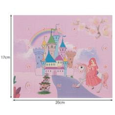 BigBuy Hercegnős kalendárium kislányoknak, 24 különböző ékszerrel - minden napra egy meglepetés (BB-20351)
