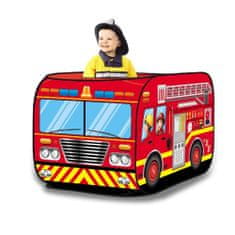 BigBuy Tűzoltóautó alakú játszósátor gyerekeknek - könnyen felállítható - 112 x 70 x 70 cm (BBJ)
