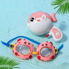 BigBuy Gömbhal alakú vízipisztoly gyerekeknek úszószemüveggel - rózsaszín (BBJ)