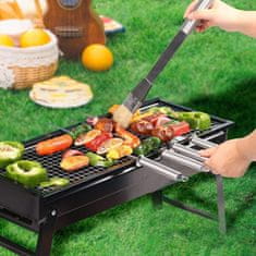 BigBuy Kompakt méretű grill nyári sütögetésekhez - akár teraszon is használható