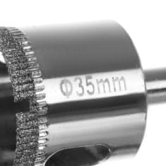 BigBuy Gyémánt lyukfűrész - 10 részes precíz körkivágó készlet 6-68 mm-ig (BB-21641)