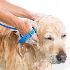 BigBuy Csapra csatlakoztatható háziállat fürdető készlet - praktikus zuhanykesztyű kutyáknak, 2 méter hosszú slaggal (BBV)
