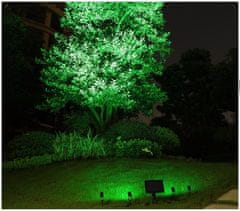 BigBuy 20 W időjárásálló kültéri LED reflektor zöld fénnyel - reklám táblák, kocsibejáró, üzlet-kirakat megvilágítására (BBM)