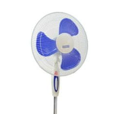 BigBuy Nasco álló ventilátor 3 sebességfokozattal és oszcilláló funkcióval - fehér és kék - 130 cm, 40w (BBD)