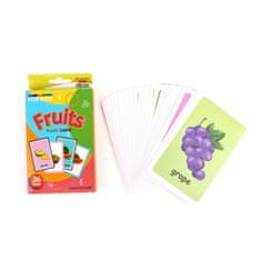 BigBuy Fejlesztő kártyajáték gyermekeknek - gyümölcsös kártya szett - 36 db (BBKM)