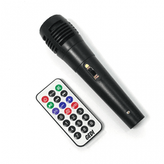 BigBuy LT-2606XBT Bluetooth hangfal mikrofonnal és LED világítással - álló és fekvő hangszóróként is használható (BBD)