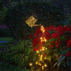BigBuy Varázslatos, lebegő locsolókanna alakú kerti dekor lámpa - napelemes LED díszlámpa világító vízsugarakkal (BBJH)