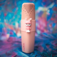 maXlife MXBM-500 Bluetooth Karaoke mikrofon, rózsaszín