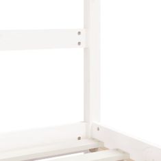 Greatstore fehér gyerek tömör fenyőfa ágykeret 2 x (90 x 190) cm