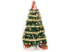 Verkgroup Karácsonyfa füzér arany 2m