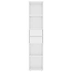 Vidaxl magasfényű fehér forgácslap könyvszekrény 36 x 30 x 171 cm 802873